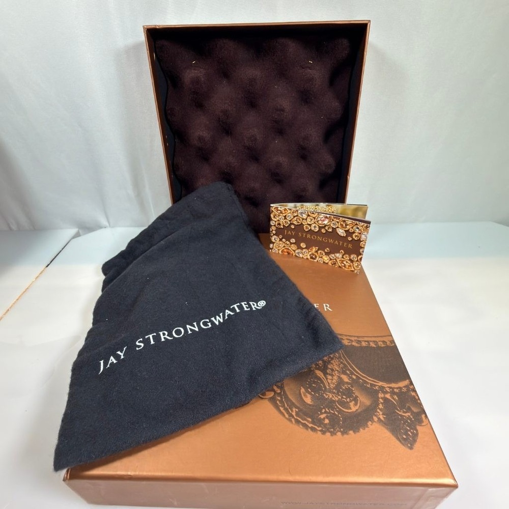 Jay Strongwater Box Necklace Size With Dust Bag BOX ONLY